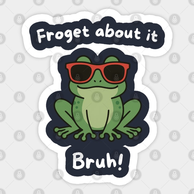 Funny Frog Bruh Sticker by Stylecombinator